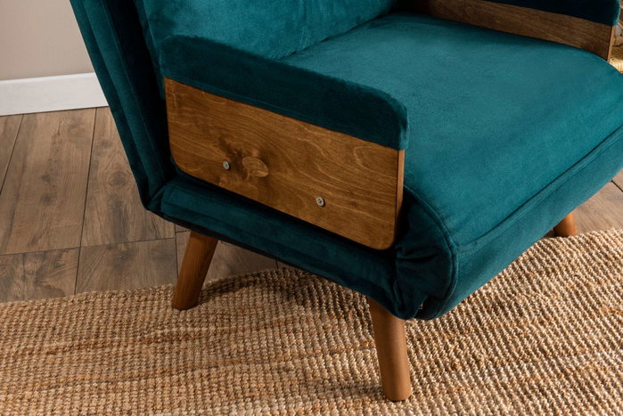 Atelier Del Sofa Cosmo Single - Verde Petróleo